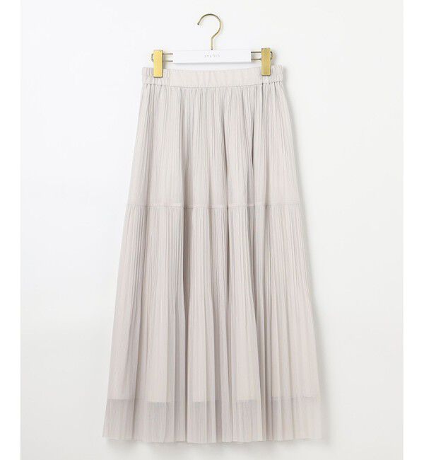 any SiS「【洗える】シアーストライププリーツ スカート」|スカート|