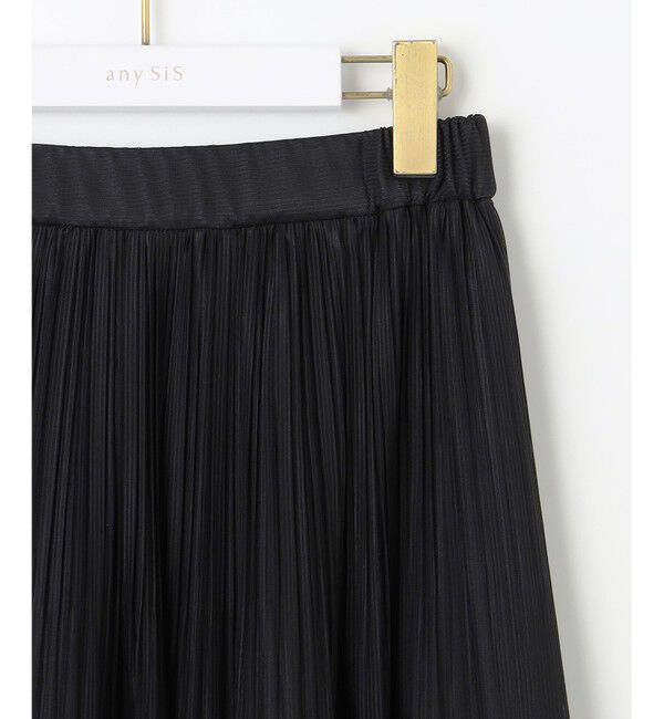 any SiS「【洗える】シアーストライププリーツ スカート」|スカート|