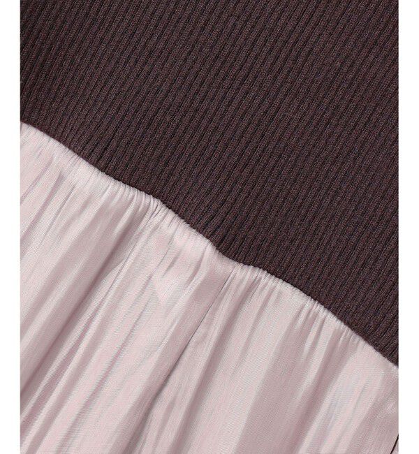 any SiS「【洗える】オーロラサテンコンビ ワンピース」|ワンピース|