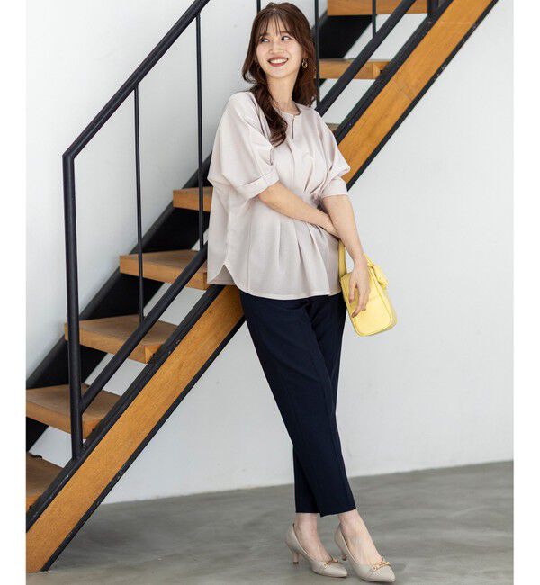 ANY SIS「【UVカット・接触冷感・吸水速乾】スマートビューティストレッチ  テーパードパンツ」|その他|