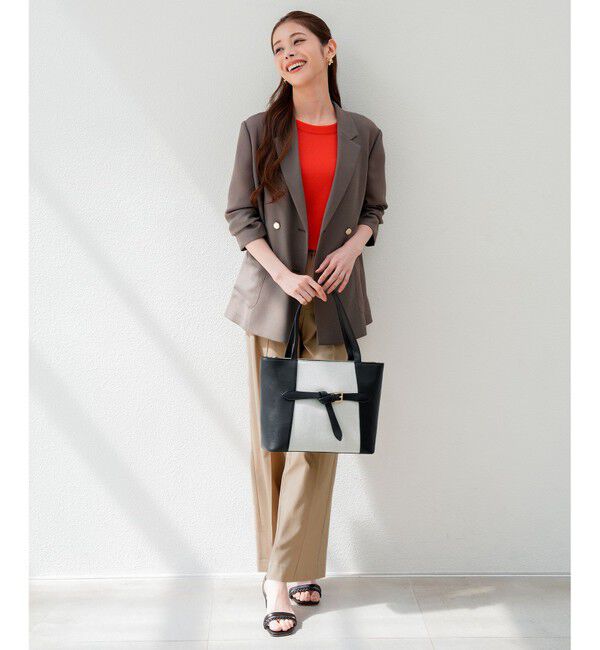 ANY SIS「キャンバスコンビトート バッグ」|トートバッグ|