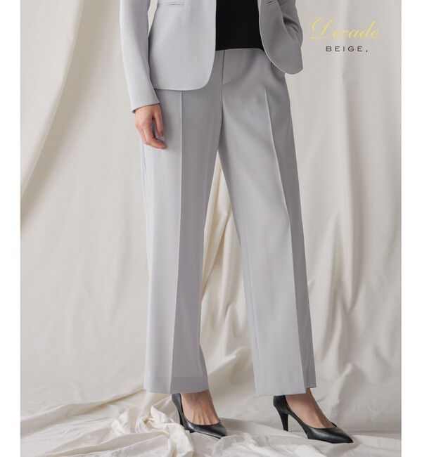 BEIGE,「CINDY / ワイドパンツ」|その他|Ice blue