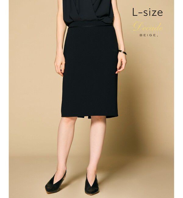 BEIGE,「【洗える・L-size】CINDY / タイトスカート」|スカート|Black &times; Black