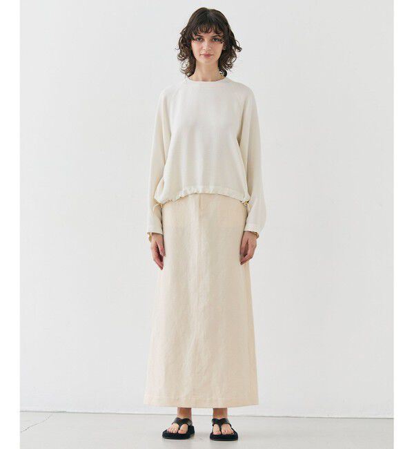 BEIGE,「【洗える】CUPHEA / Iラインロングスカート」|スカート|