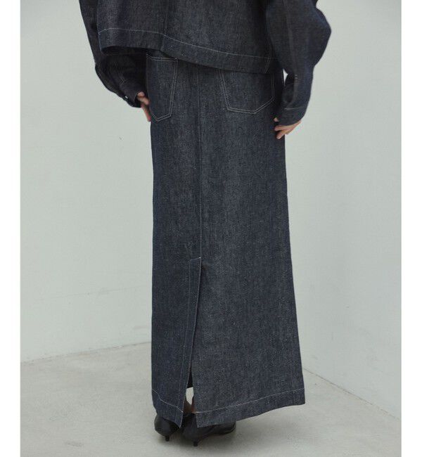 BEIGE,「【洗える】CUPHEA / Iラインロングスカート」|スカート|