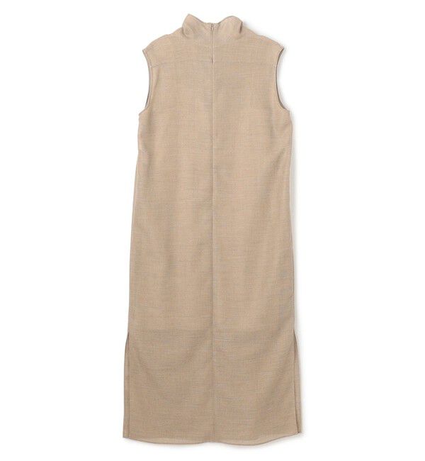 BEIGE,「【洗える・吸水速乾・防シワ・eclat 7・8月号掲載】LIATRIS / オフタートルノースリーブワンピース」|ワンピース|