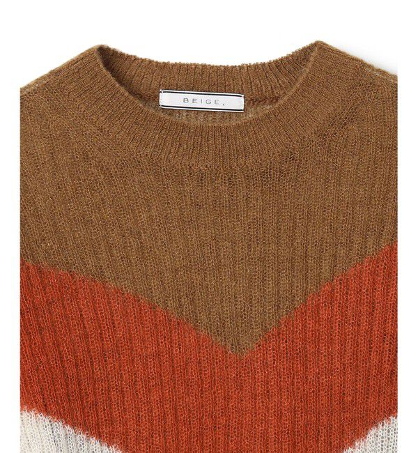 BEIGE,「MARS / キッドモヘアインターシャニット」|ニット・セーター|