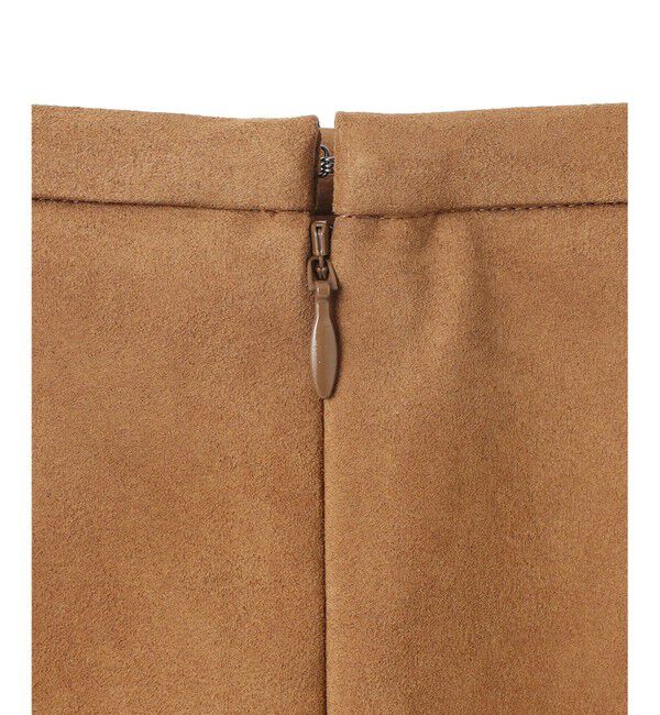 BEIGE,「CISCO / フェイクスエードIラインスカート」|スカート|