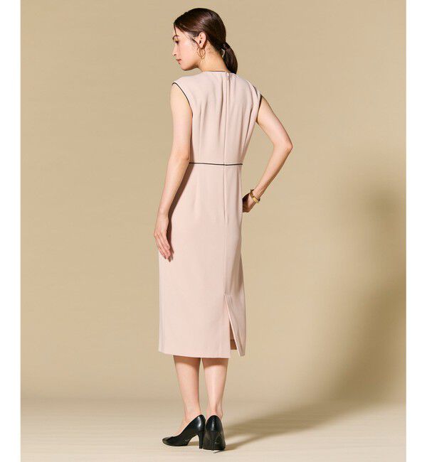 BEIGE,「【L-size・セットアップ対応】CINDY / クルーネックドレス」|ワンピース|