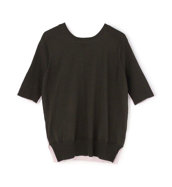 BEIGE,「JULIE / コットンシルク 2WAY半袖ニット」|ニット・セーター|