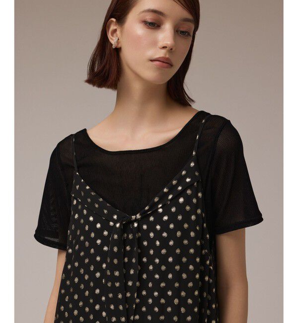 Diagram「フォイルドットキャミワンピース」|ワンピース|