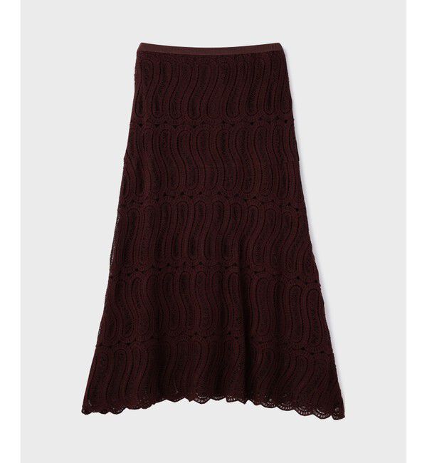 GRACE CONTINENTAL「クロシェレーススカート」|スカート|