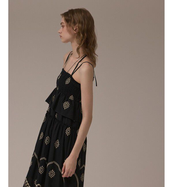 GRACE CONTINENTAL「カットワークマキシドレス」|ワンピース|