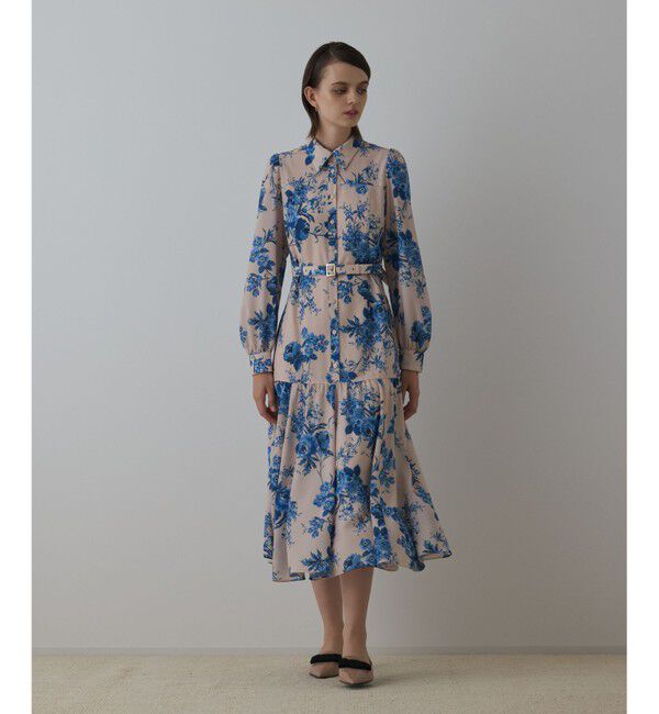 Diagram「ブーケフラワープリントワンピース」|ワンピース|