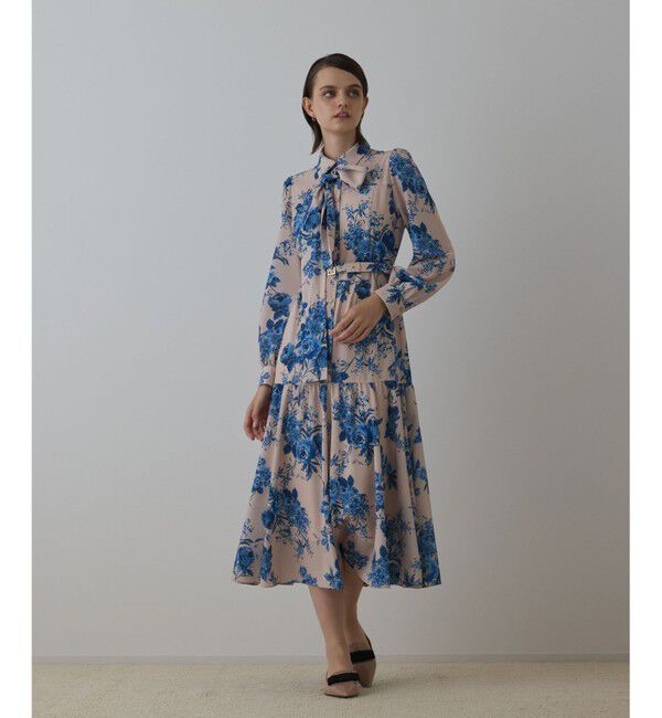 Diagram「ブーケフラワープリントワンピース」|ワンピース|