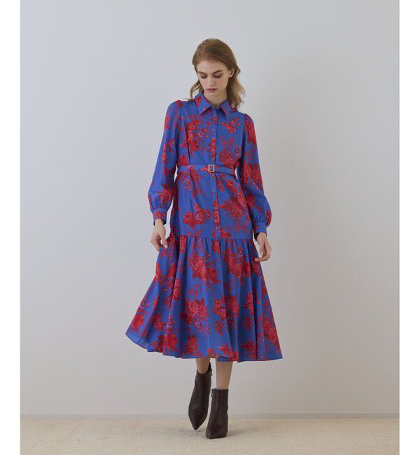 Diagram「ブーケフラワープリントワンピース」|ワンピース|