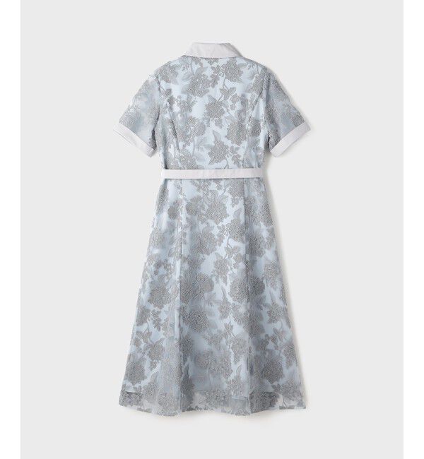 GRACE CONTINENTAL「フラワーコード刺繍ワンピース」|ワンピース|