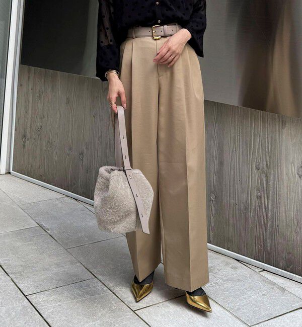 NOLLEY'S「【LORISTELLA/ロリステッラ】別注キューブワンハンドルムートンバッグ」|ショルダー・メッセンジャー|