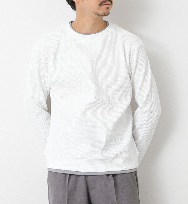 NOLLEY'S goodman「【IRM】《吸水速乾/UVカット》ワッフルダブルカラー LS Tee 25AW」|Tシャツ・カットソー|