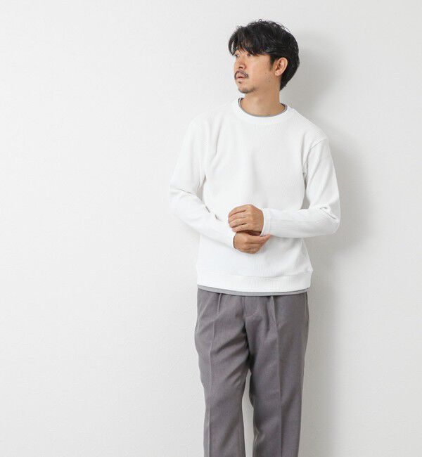 NOLLEY'S goodman「【IRM】《吸水速乾/UVカット》ワッフルダブルカラー LS Tee 25AW」|Tシャツ・カットソー|
