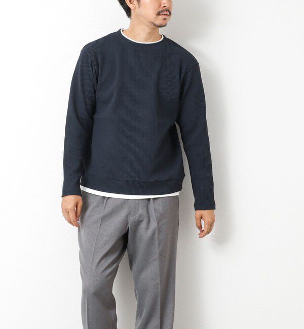 NOLLEY'S goodman「【IRM】《吸水速乾/UVカット》ワッフルダブルカラー LS Tee 25AW」|Tシャツ・カットソー|