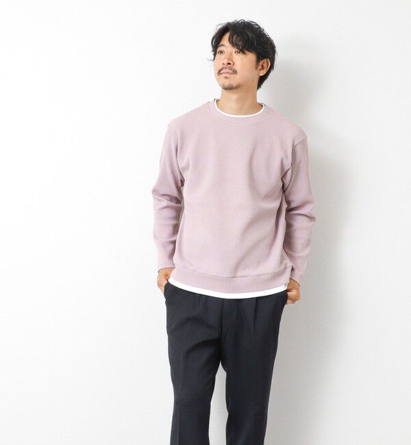 NOLLEY'S goodman「【IRM】《吸水速乾/UVカット》ワッフルダブルカラー LS Tee 25AW」|Tシャツ・カットソー|