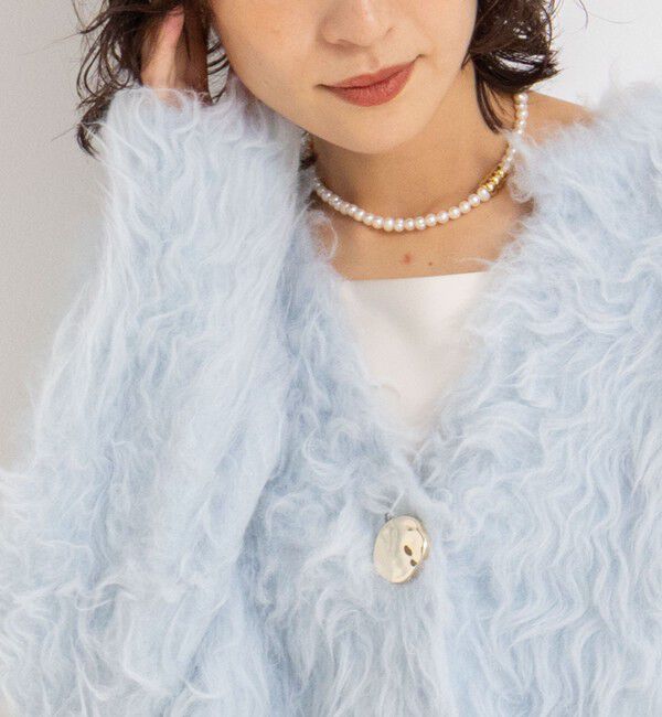 NOLLEY'S sophi「《手洗い可能》カール起毛ショートカーディガン」|カーディガン|