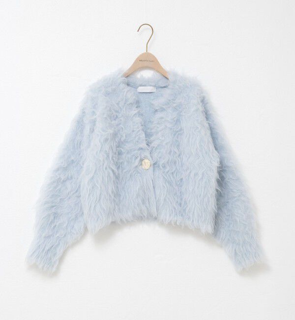 NOLLEY'S sophi「《手洗い可能》カール起毛ショートカーディガン」|カーディガン|