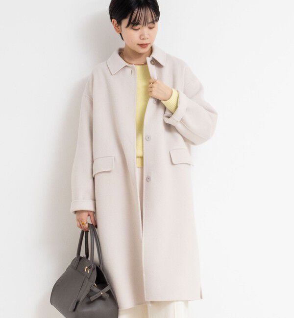 NOLLEY'S sophi「SUPER140リバーステンカラーコート」|ステンカラーコート|