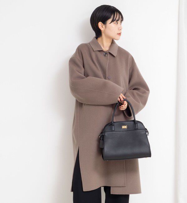 NOLLEY'S sophi「SUPER140リバーステンカラーコート」|ステンカラーコート|