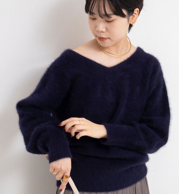 NOLLEY'S sophi「ヘアリー2WAYプルオーバーニット」|ニット・セーター|