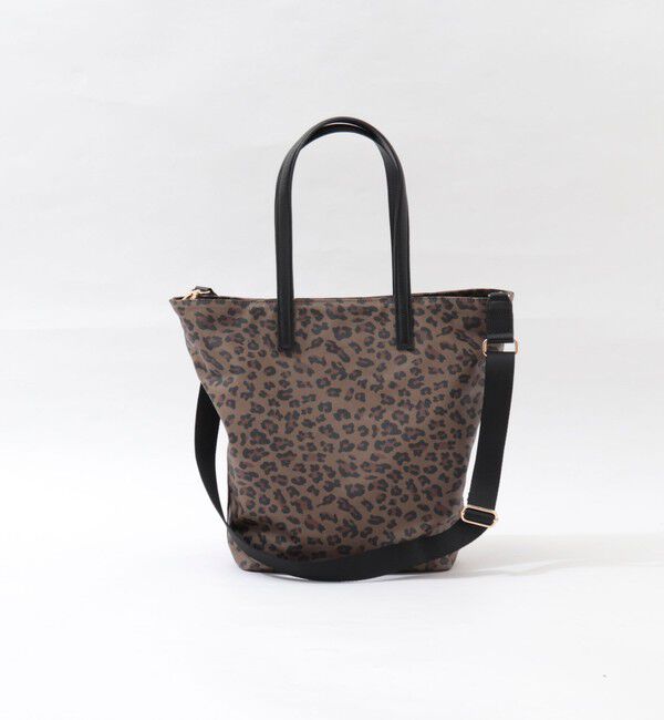 NOLLEY'S「レオパード柄縦長トートバッグ」|ショルダー・メッセンジャー|