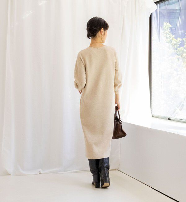 NOLLEY'S sophi「◇【WEB限定】ウォッシャブルラメ総針Vネックコクーンワンピース」|ワンピース|