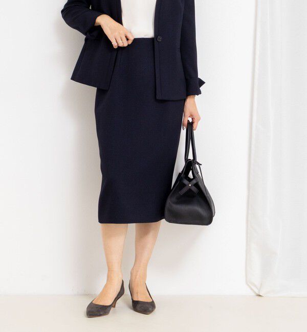NOLLEY'S sophi「《セットアップ対応》ウォッシャブルウール調タイトスカート」|タイト|