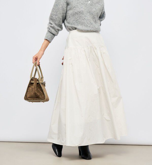 NOLLEY'S sophi「ウォッシャブルメモリータフタロングスカート」|スカート|