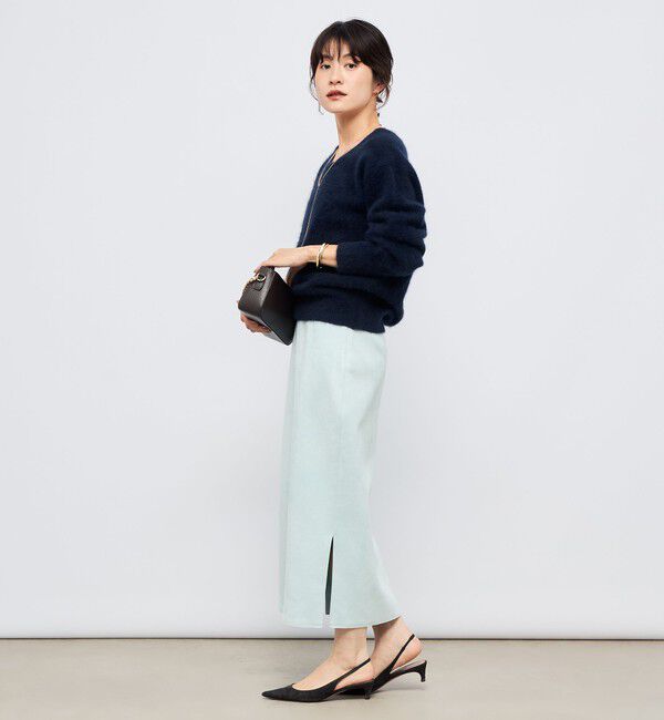 NOLLEY'S sophi「ウォッシャブルスエードダンボールタイトスカート」|タイト|