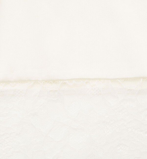 NOLLEY'S「ウォッシャブル裾レース2WAYオトナサテンブラウス」|シャツ・ブラウス|