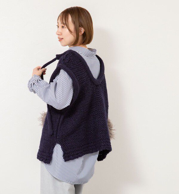 NOLLEY'S「【enrica/エンリカ】ソフトタッチニットトップス」|ベスト・ジレ|