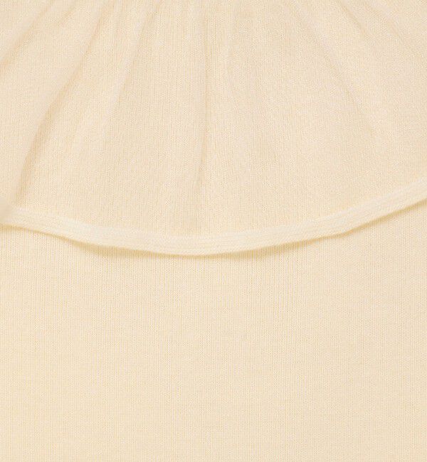 NOLLEY'S sophi「《手洗い可能》シアーフリル総針プルオーバー」|ニット・セーター|