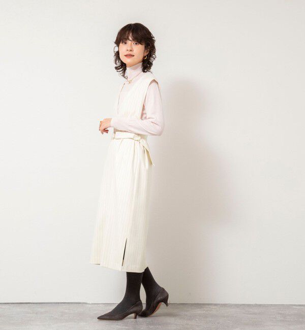 NOLLEY'S sophi「ウォッシャブルベルト付きジャンスカ」|ジャンパースカート|