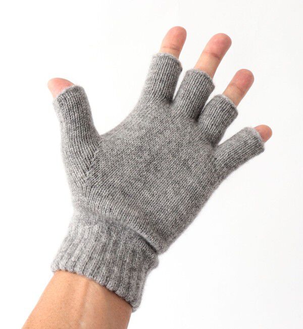 NOLLEY'S goodman「【DANTON/ダントン】WOOL KNIT FINGERLESS GLOVES DT-H0307 GPW 」|手袋|