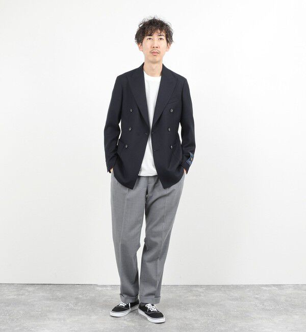 NOLLEY'S goodman「《ビジカジ対応》MARTIN ホップサックダブルJK 26SS」|テーラードジャケット|