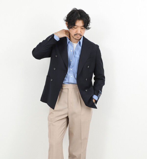 NOLLEY'S goodman「《ビジカジ対応》MARTIN ホップサックダブルJK 26SS」|テーラードジャケット|