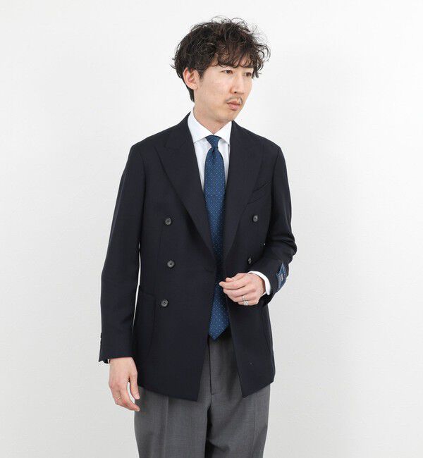 NOLLEY'S goodman「《ビジカジ対応》MARTIN ホップサックダブルJK 26SS」|テーラードジャケット|