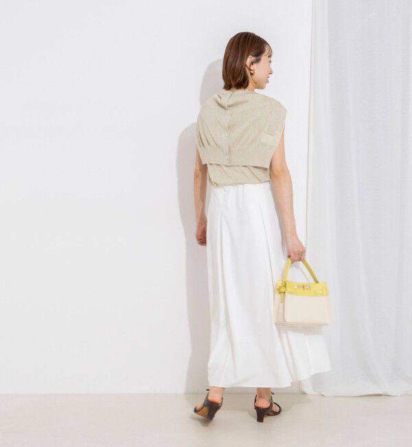 NOLLEY'S「【一部WEB限定色アイテム】ウォッシャブル高機能タックフレアースカート」|フレア|