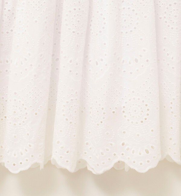 MAQWEL「【MAQWEL/マクウェル】ウォッシャブルコツトンレースティアードスカート」|スカート|