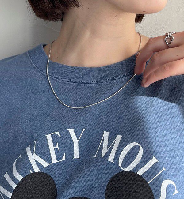 fredy emue「ステンレススネイクミドルネックレス」|ネックレス|シルバー