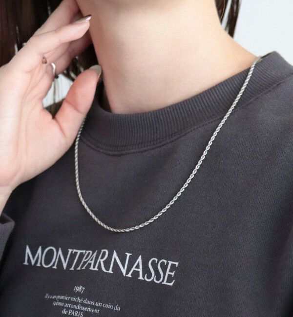 fredy emue「ステンレススクリューチェーンネックレス ロング」|ネックレス|