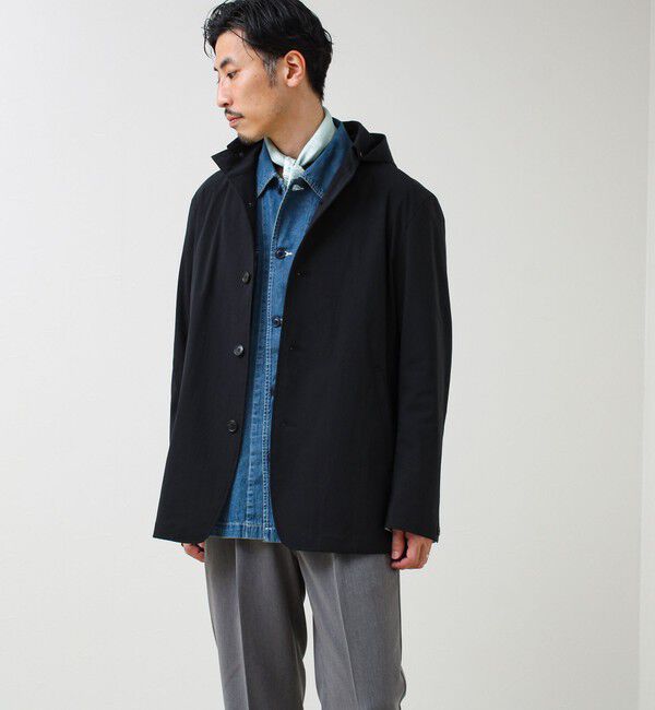 GLOSTER「【GLOSTER名品アウター】スタンドフードブルゾン」|ブルゾン・スタジャン|