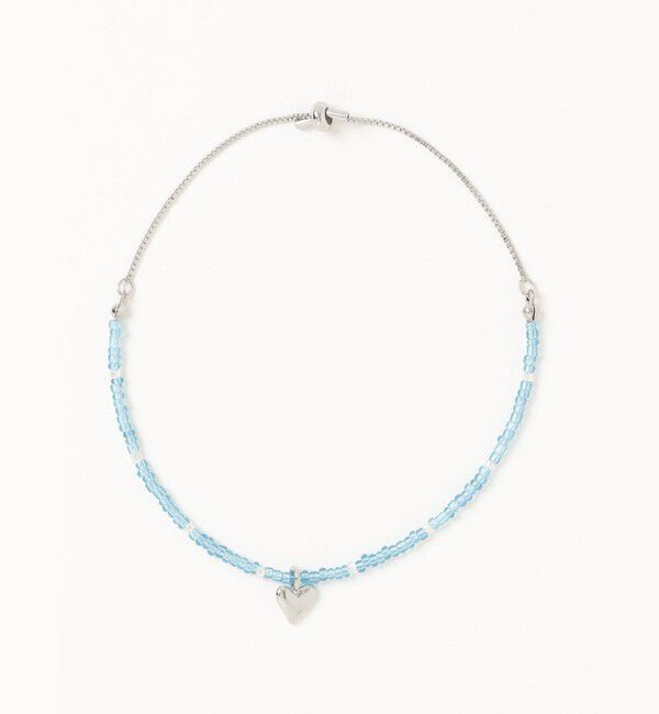 fredy emue「ビーズ&times;ハートトップブレス」|ブレスレット・バングル|